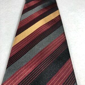 Peacock Tie Silk Handmade Colorful Necktie Rainbow Stripe LGBT Handmade Classic